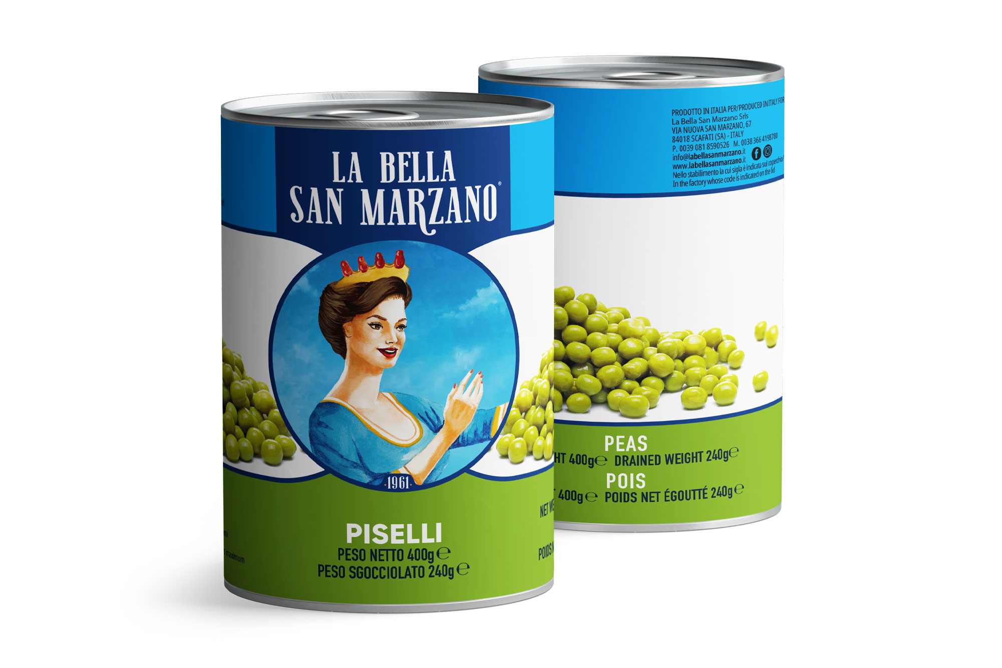 La Bella San Marzano - Piselli 400 gr