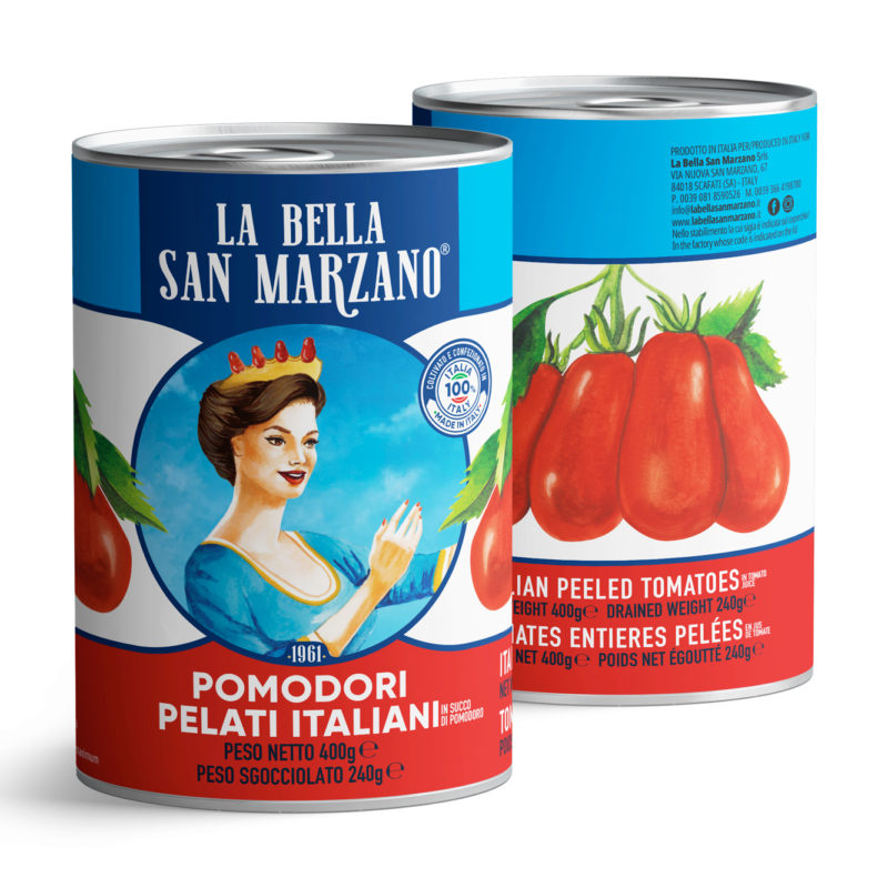 La Bella San Marzano - Pomodori Pelati Italiani 400 gr