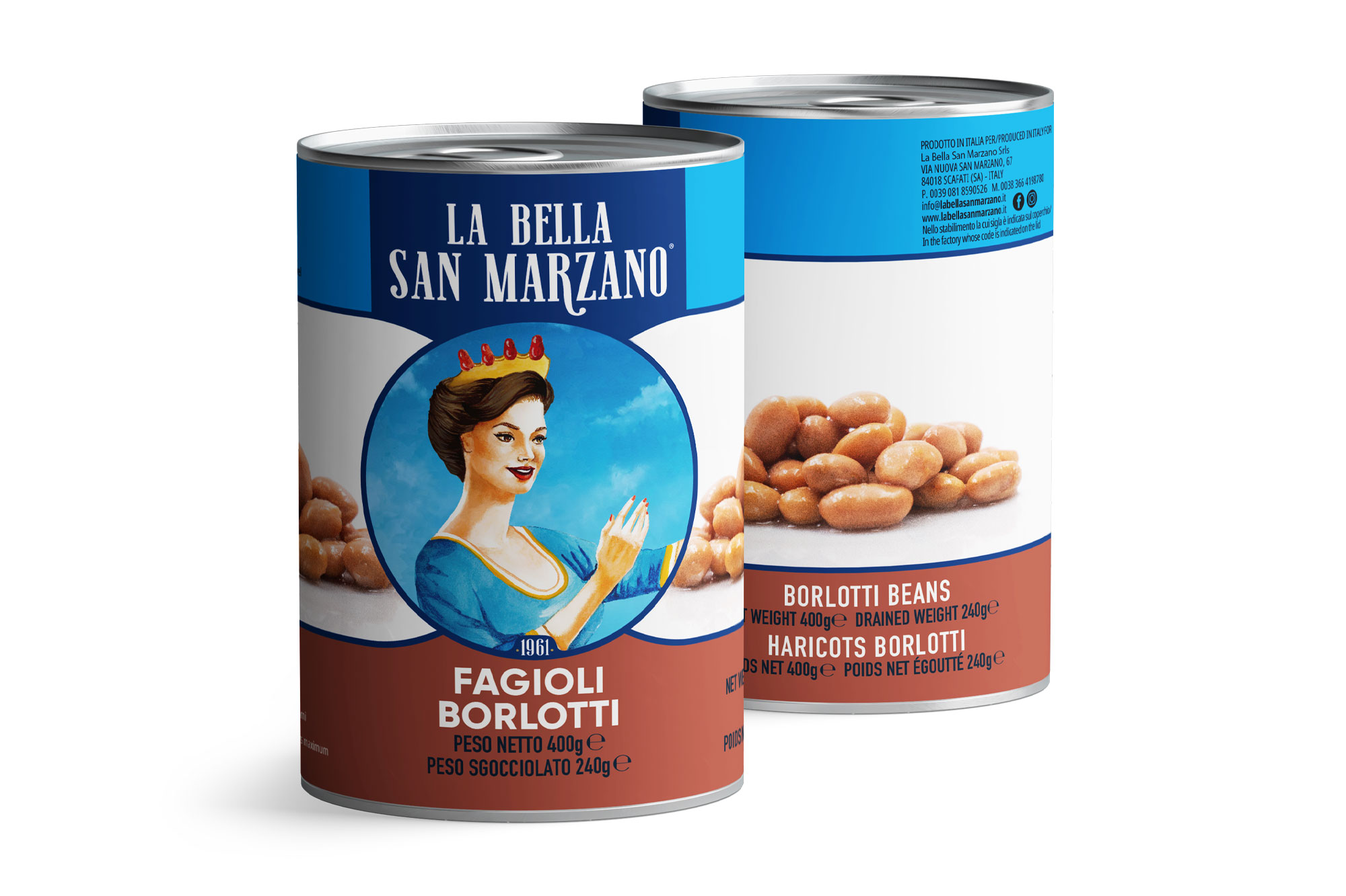 La Bella San Marzano - Fagioli Borlotti 400 gr